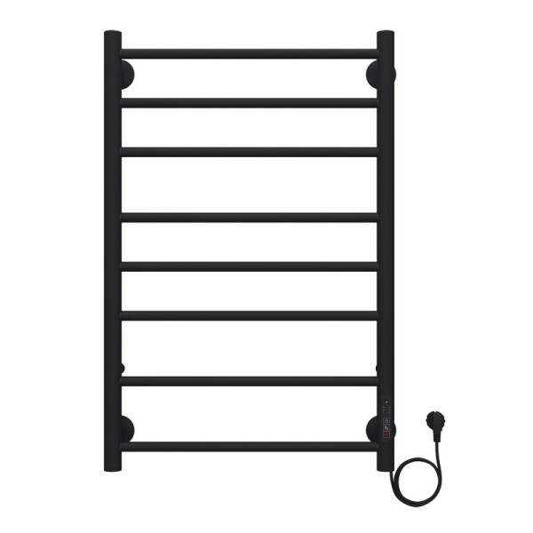 Полотенцесушитель электрический Azario PARMA 500/800 черный (AZ10858B)