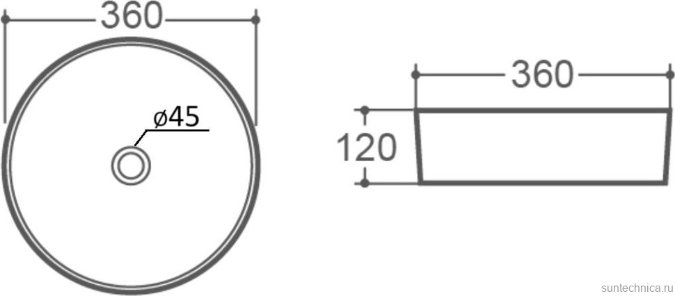 Тумба с раковиной Orange Line 80 подвесная, 2 ящика, матовый латте с раковиной B09-360W