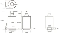 Дозатор Bemeta Galla 108109010 Дозатор Bemeta Galla 108109010