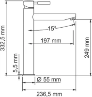 Смеситель для раковины Wasserkraft Main 4103H Смеситель для раковины Wasserkraft Main 4103H