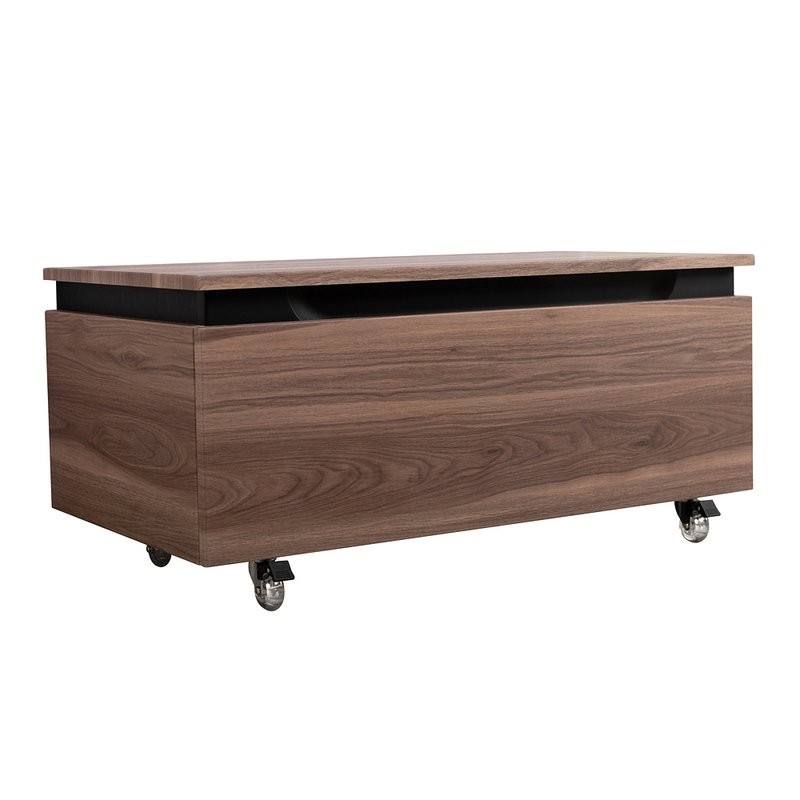 Мебель для ванной комнаты Cezares Slider 100 подвесная, 2 ящика, орех дымчатый