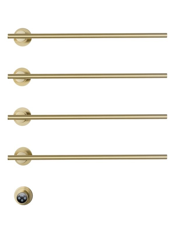 Полотенцесушитель электрический Wonzon & Woghand WW-A364-BG С ВНУТРЕННЕЙ ЧАСТЬЮ, браширвоанное золото