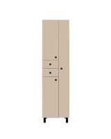 Шкаф-пенал для ванной Runo Эконом мебель 50 R какао Шкаф-пенал для ванной Runo Эконом мебель 50 R какао