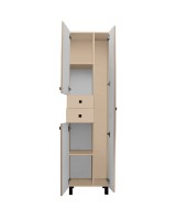 Шкаф-пенал для ванной Runo Эконом мебель 50 R какао Шкаф-пенал для ванной Runo Эконом мебель 50 R какао