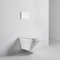 Унитаз подвесной BOND Cube F11-10 безободковый, с микролифтом