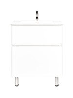 Тумба под раковину без столешницы Jorno Chiara Luce 70 напольная, белая