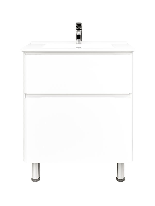 Тумба под раковину без столешницы Jorno Chiara Luce 70 напольная, белая