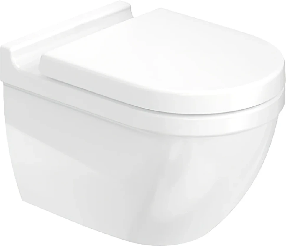 Унитаз подвесной Duravit Starck 3 2527090000 петли хром