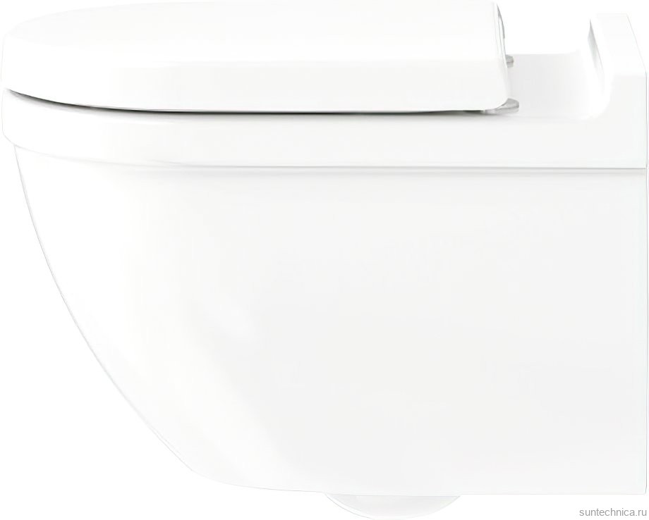 Унитаз подвесной Duravit Starck 3 2527090000 петли хром