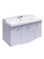 Тумба с раковиной Comforty Палини 100 подвесная, белый глянец