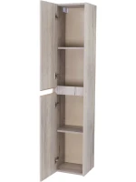 Шкаф пенал для ванной BelBagno Kraft L rovere galifax bianco