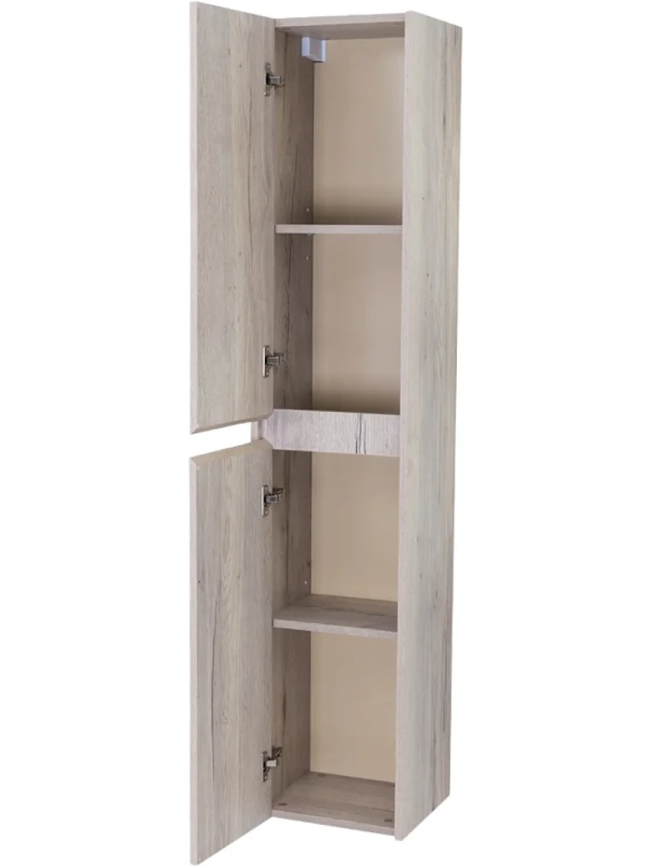 Шкаф пенал для ванной BelBagno Kraft L rovere galifax bianco