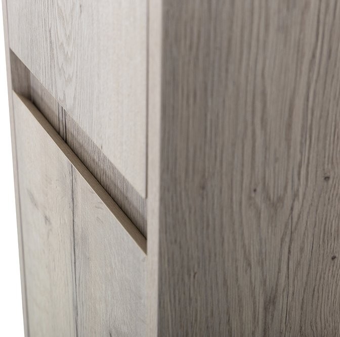 Шкаф пенал для ванной BelBagno Kraft L rovere galifax bianco