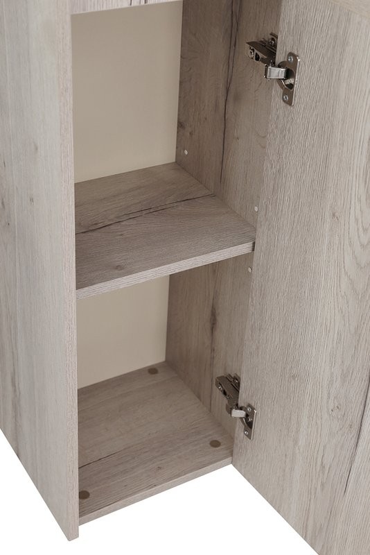 Шкаф пенал для ванной BelBagno Kraft L rovere galifax bianco