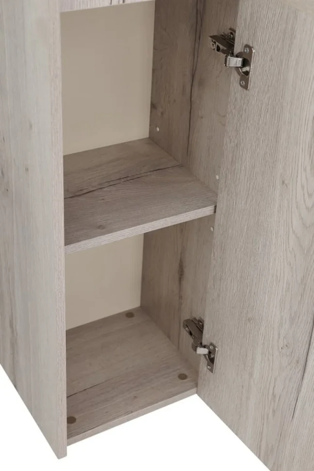 Шкаф пенал для ванной BelBagno Kraft L rovere galifax bianco
