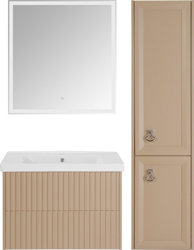 Мебель для ванной комнаты ASB-Woodline Риола 80 капучино