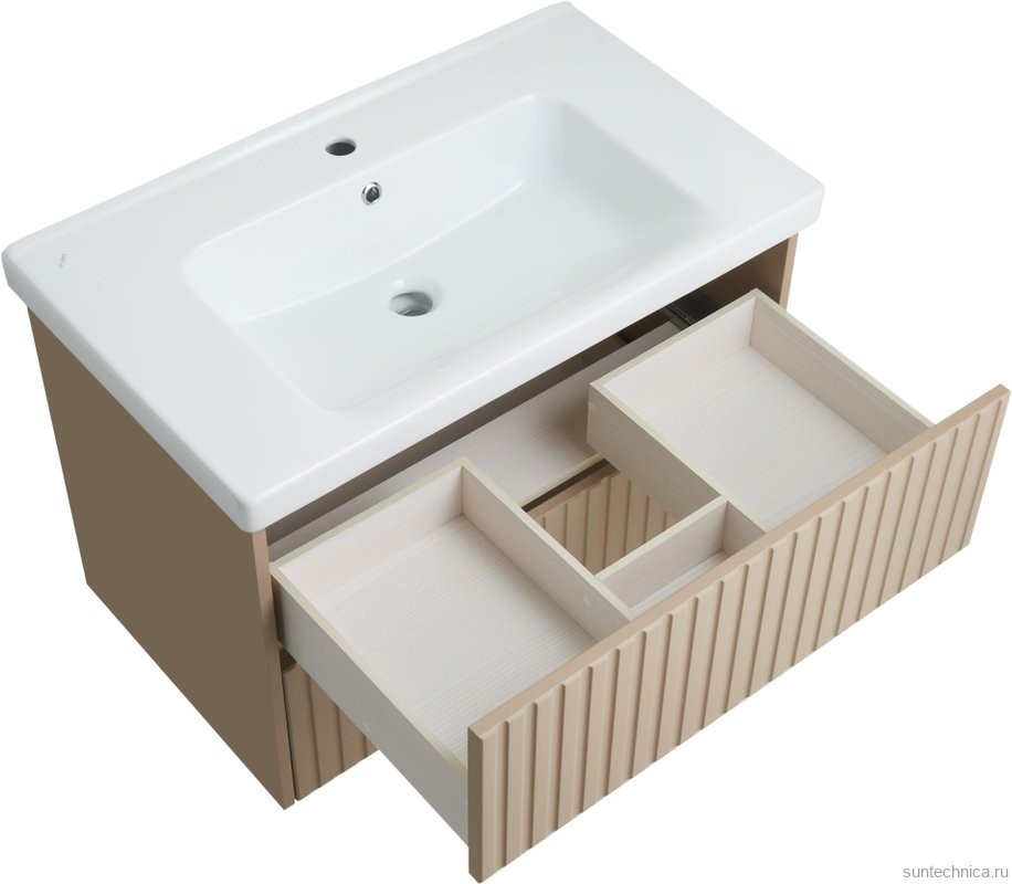 Мебель для ванной комнаты ASB-Woodline Риола 80 капучино