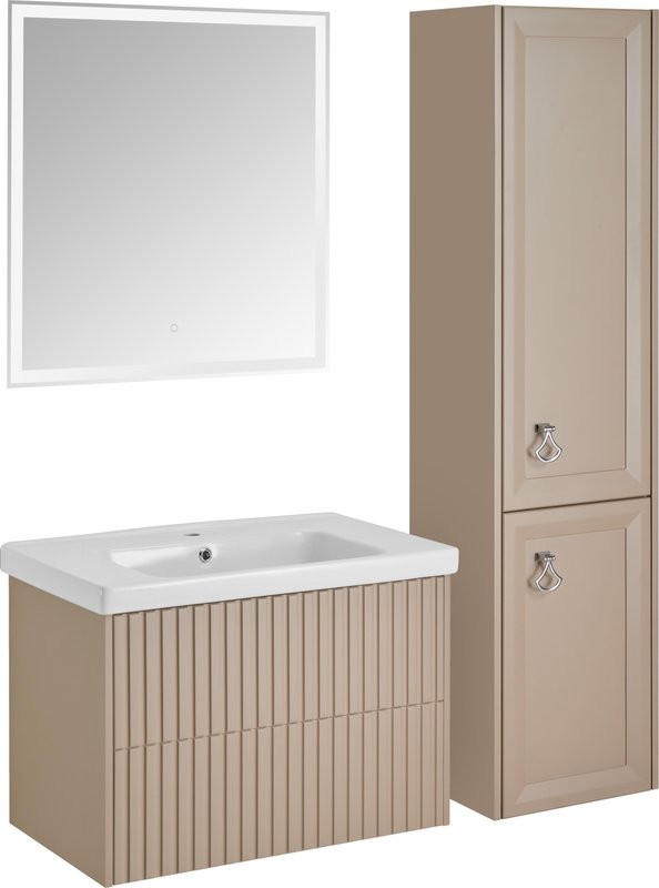 Мебель для ванной комнаты ASB-Woodline Риола 80 капучино