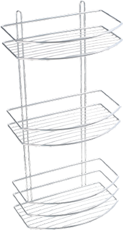 Полка Fixsen FX-720-3 хром