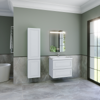 Мебель для ванной комнаты Caprigo Wales 70 матовая белая