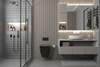 Унитаз подвесной Abber Rechteck AC1201MB безободковый, с микролифтом, матовый черный
