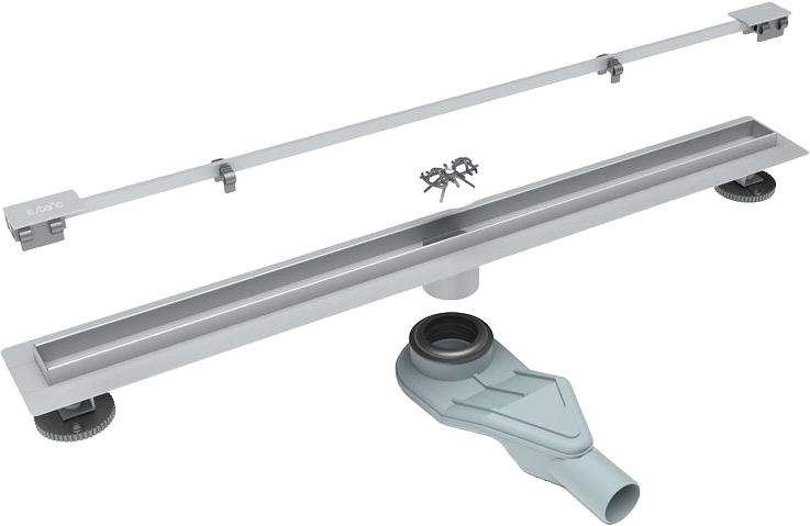 Душевой трап (лоток) Esbano Slim Line 80 cм, матовый хром