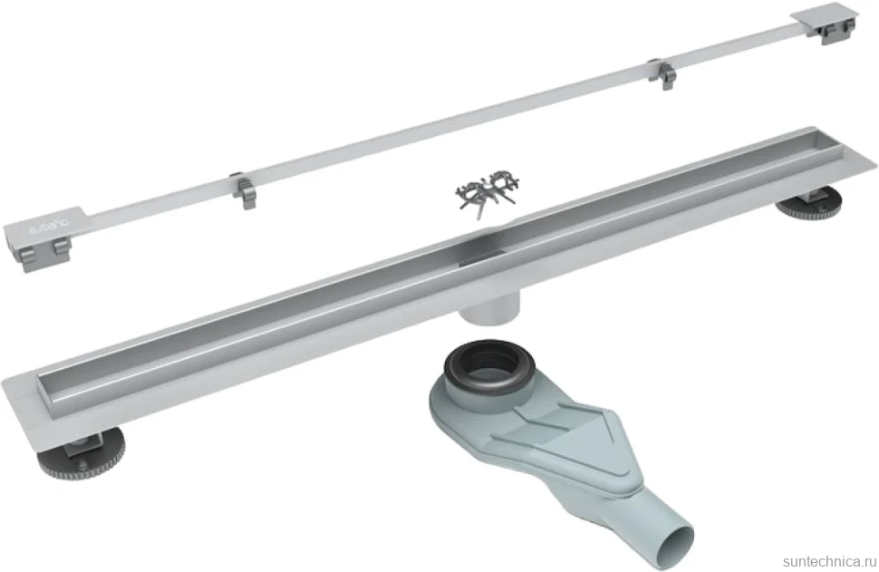 Душевой трап (лоток) Esbano Slim Line 80 cм, матовый хром