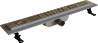 Душевой трап (лоток) RGW Drain Leo-10 хром, 80 см