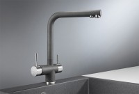 Смеситель для кухни Granula 2305, графит