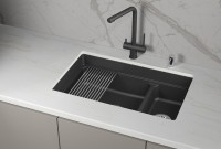 Мойка кухонная Granula Kitchen Space 7304iU черная Мойка кухонная Granula Kitchen Space 7304iU черная