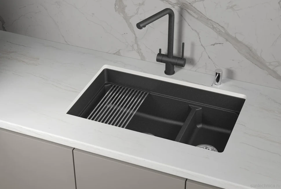 Мойка кухонная Granula Kitchen Space 7304iU черная