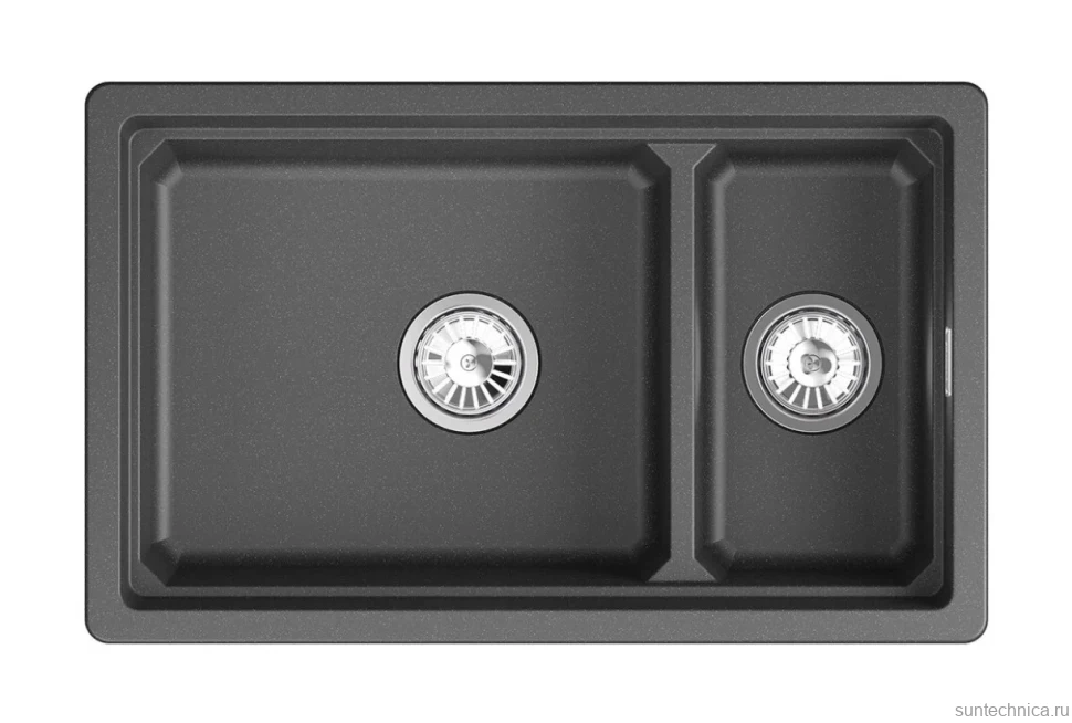 Мойка кухонная Granula Kitchen Space 7304iU черная