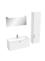 Шкаф-пенал для ванной Ravak Clear II SB 40 R глянцевый белый