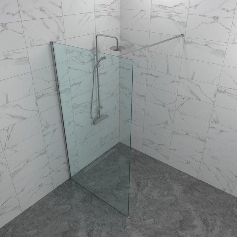 Душевая перегородка Triton Плано 200х100 см, хром глянец