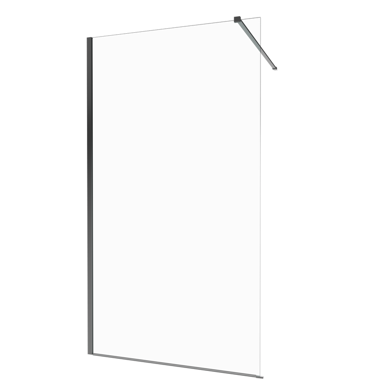 Душевая перегородка Triton Плано 200х100 см, хром глянец