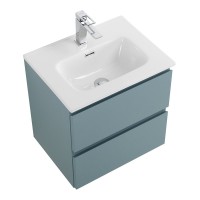 Тумба под раковину без столешницы BelBagno Kraft 39 50 подвесная, матовая голубая