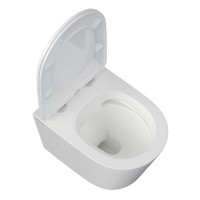 Унитаз подвесной Berges Vita Rimless 082255 белый, с микролифтом