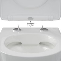 Унитаз подвесной Berges Vita Rimless 082255 белый, с микролифтом