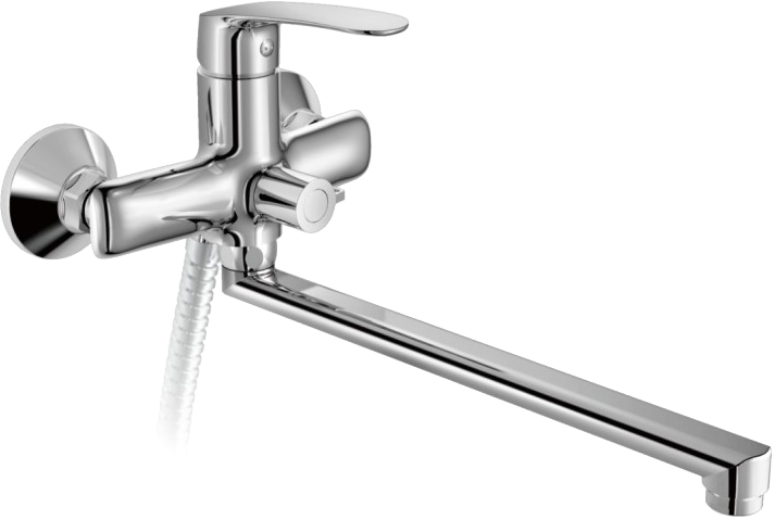 Смеситель с длинным изливом для ванны Haiba HB22183