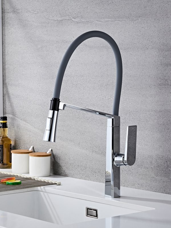 Смеситель для кухни Haiba HB73827 хром