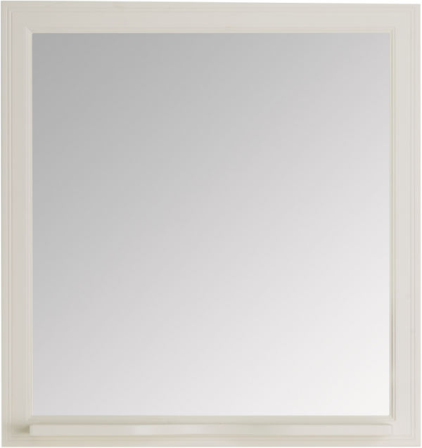 Зеркало ASB-Woodline Кастелло 80 бежевое, с полкой