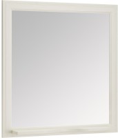 Зеркало ASB-Woodline Кастелло 80 бежевое, с полкой
