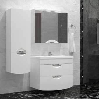 Мебель для ванной Style Line Жасмин-2 80 Люкс Plus, белая
