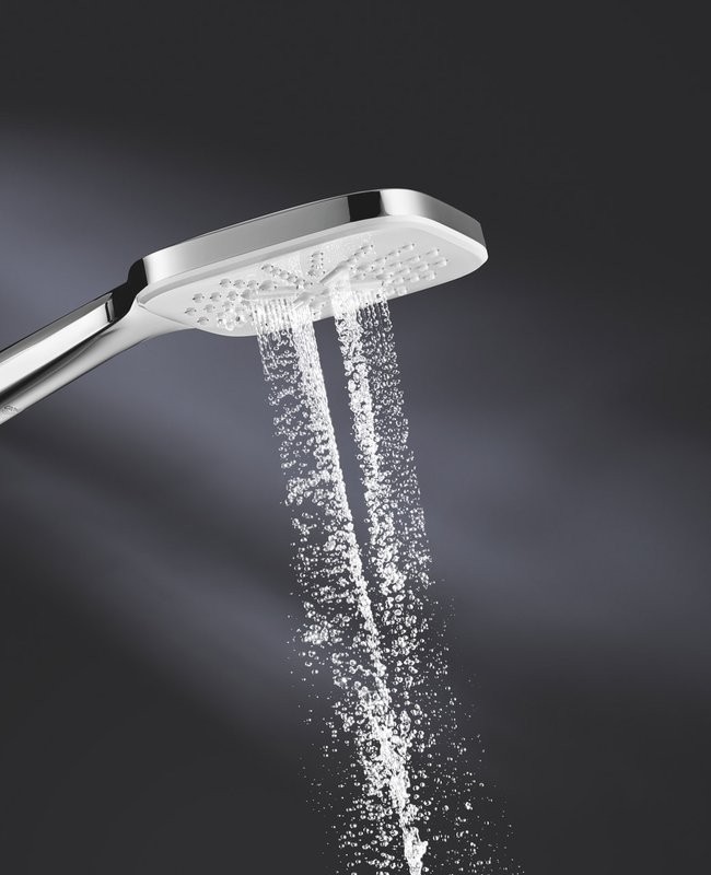 Душевая лейка Grohe Rainshower SmartActive 26551LS0 белая луна