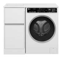 Тумба под раковину без столешницы Misty Ингрид 40 напольная, под стиральную машину, белая