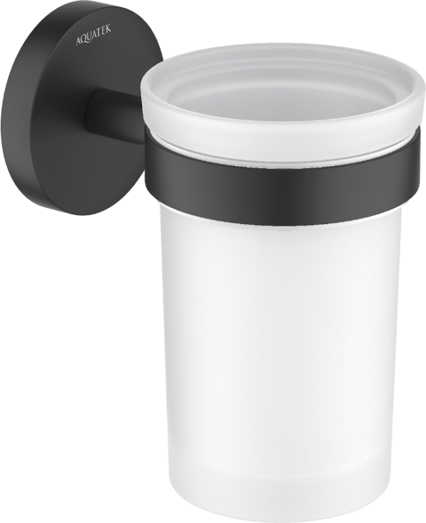 Стакан AQUATEK Европа AQ4104MB черный матовый