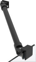 Душевая дверь в нишу Vegas Glass EP-F-1 Novo 150 02М 01 L профиль черный матовый, стекло прозрачное