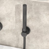 Душевой гарнитур Kludi Nova Fonte Puristic 2085039-15 черный