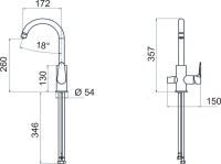Смеситель для кухни Remer Dream D79DW