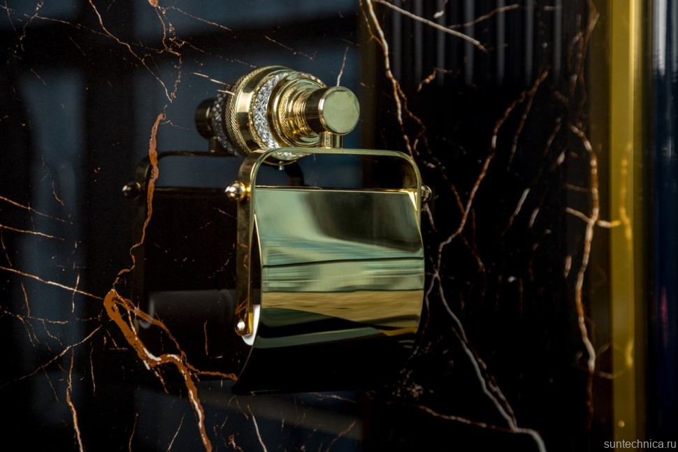 Держатель туалетной бумаги Boheme Aura 10241-G gold